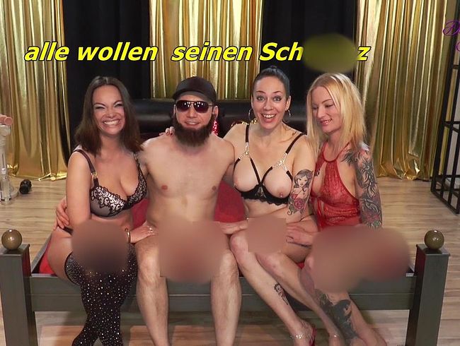 Dirty Priscilla Porno Video: 3 Schlampe wollen seinen schw**z