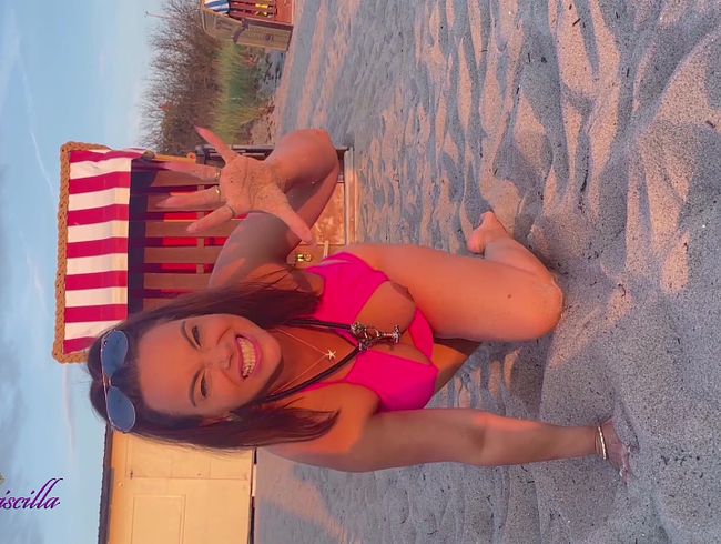 Dirty Priscilla Porno Video: na willst du mit mir so am Strand.......